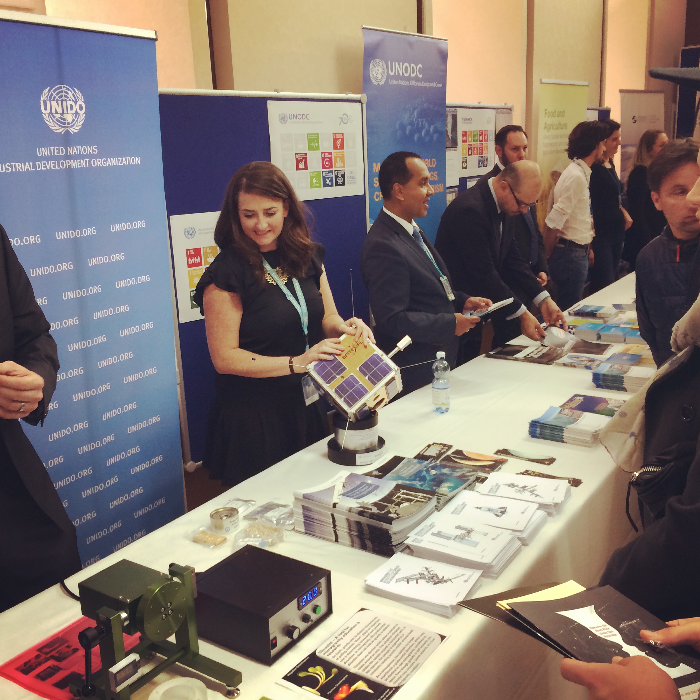 UNOOSA corner / Photo credit: UNOOSA