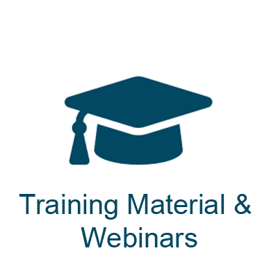 Training Material and Webinars